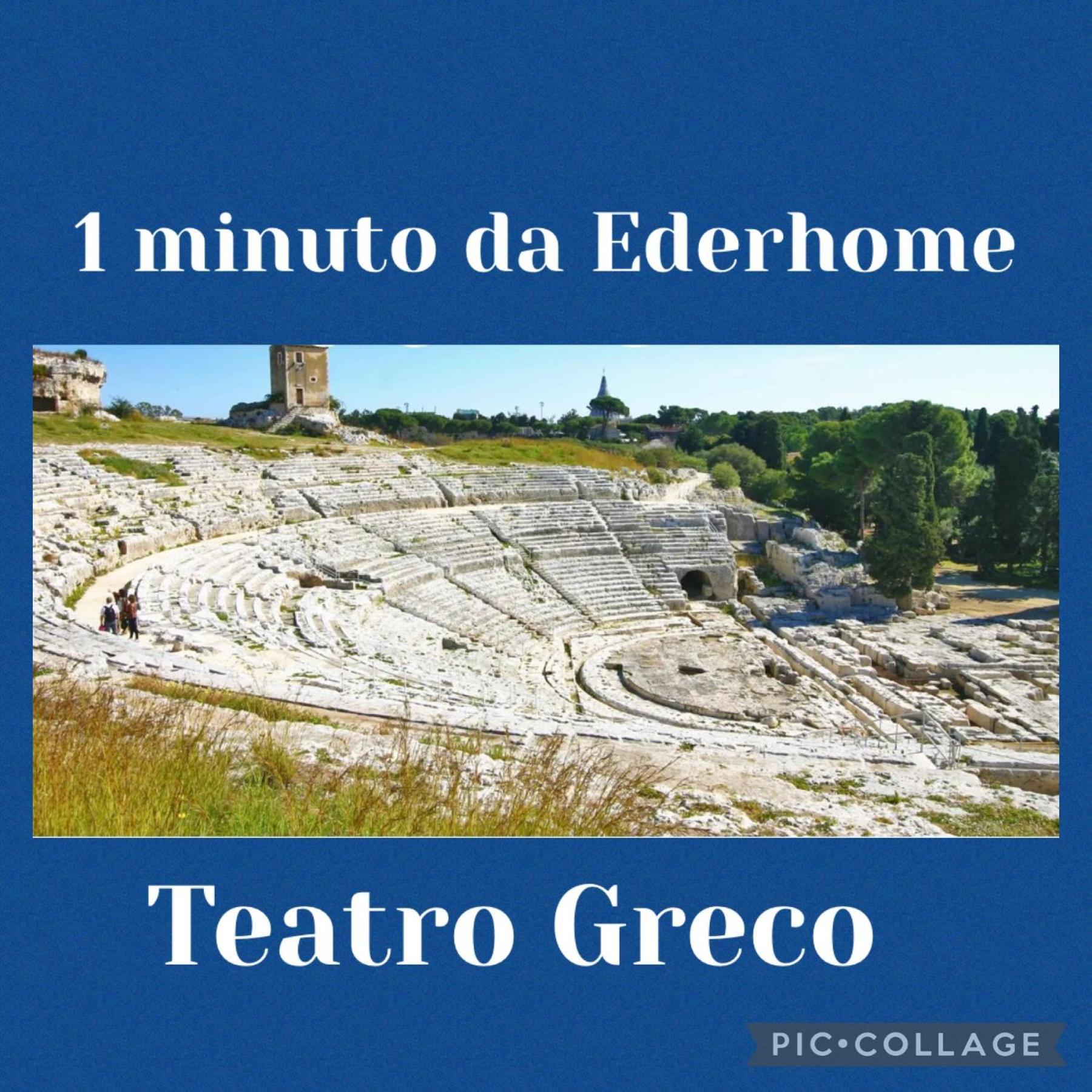 Eder Home A Un Passo Dal Teatro Greco Syrakusa Exteriör bild